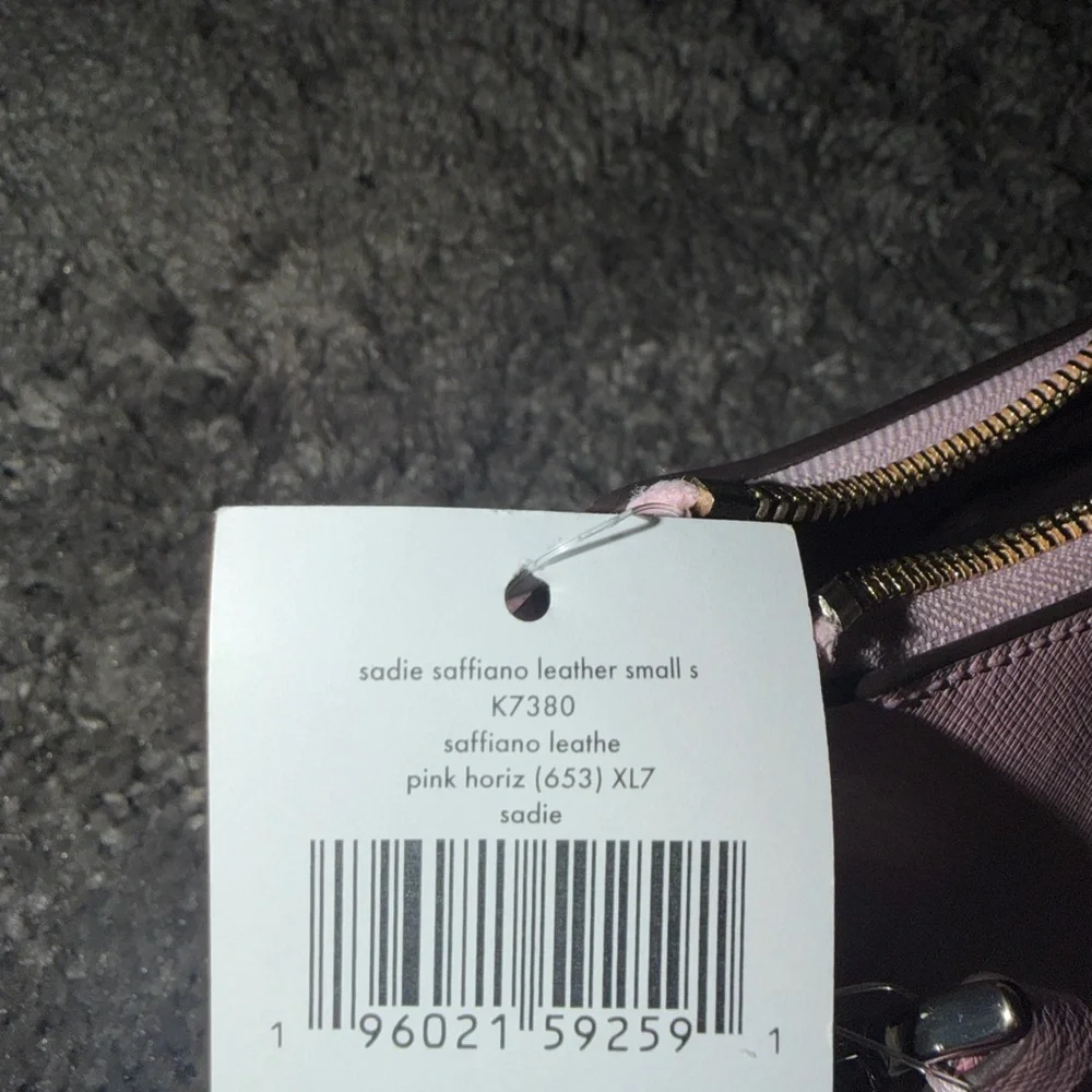 kate spade Pink Leather Shoulder Bag with Gold Logo - Picture 5 of 5